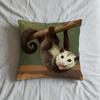 Cushion Cover Soft Case Sofa Living Room Home Modern Comfortable Office Print Decor Opossum Protective Pillow
