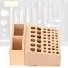 48 Holes Storage Rack Leather Craft Tool Holder Box Leather DIY Tool Holder Case  Less Than Br More Than (48 Holes Rack