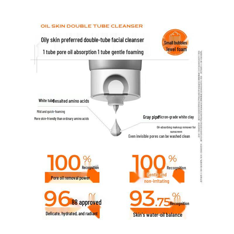 C-Key Dual-Tube Amino Acid Cleanser