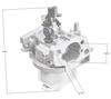 Gaźnik Nac T375/T475 Z Opcją Wkręcanego Primera Kosiarki Marketowe 080011