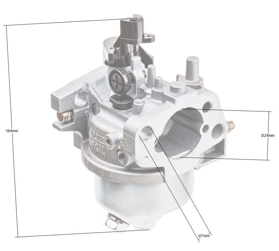 Gaźnik Nac T375/T475 Z Opcją Wkręcanego Primera Kosiarki Marketowe 080011
