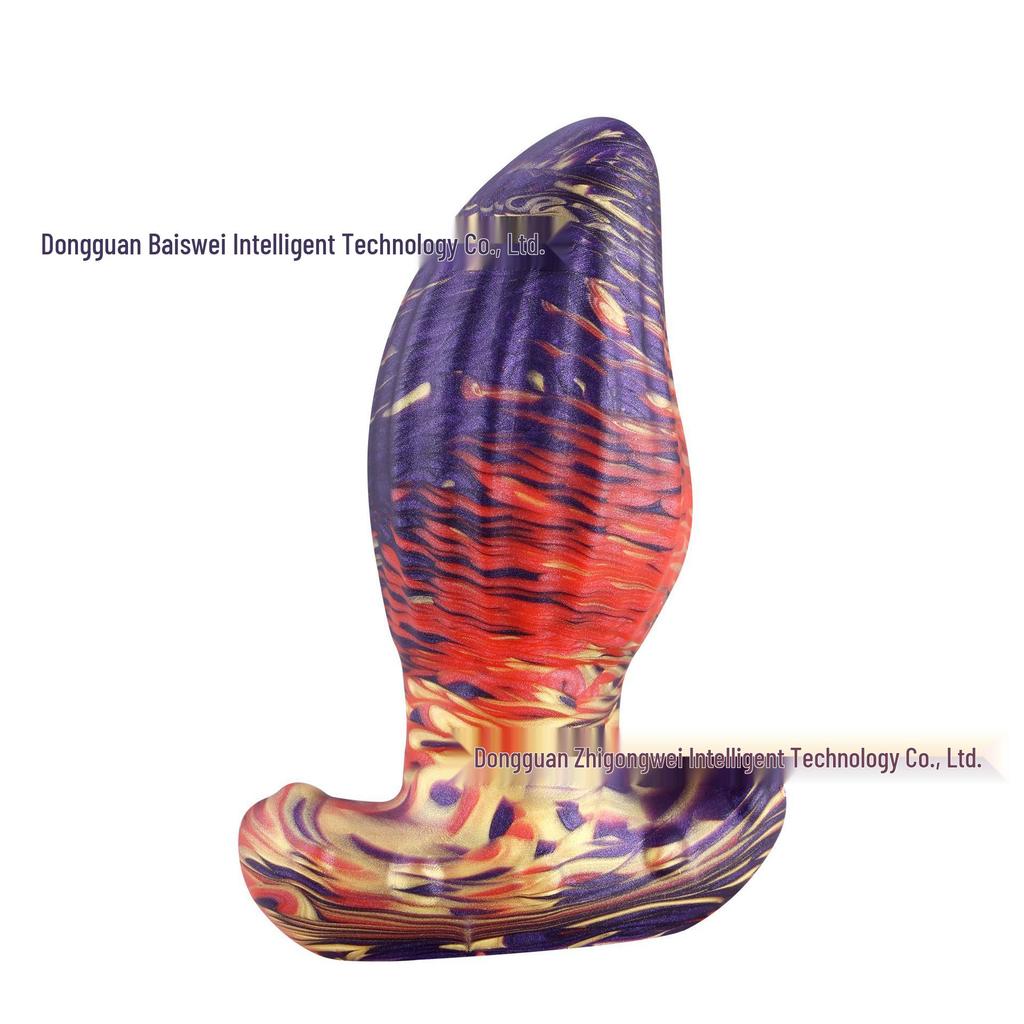 Outdoor Wearable Giant Silicone Anal Plug - Adult Erotic Toy for Women