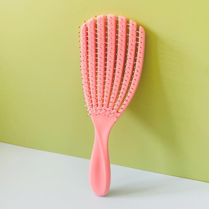 1Pc Hair Brushes Octopus Hairbrush Pink Massage Detangler Brush for Curly Hair Thick Hairs Care Hairbrush Styling Tool