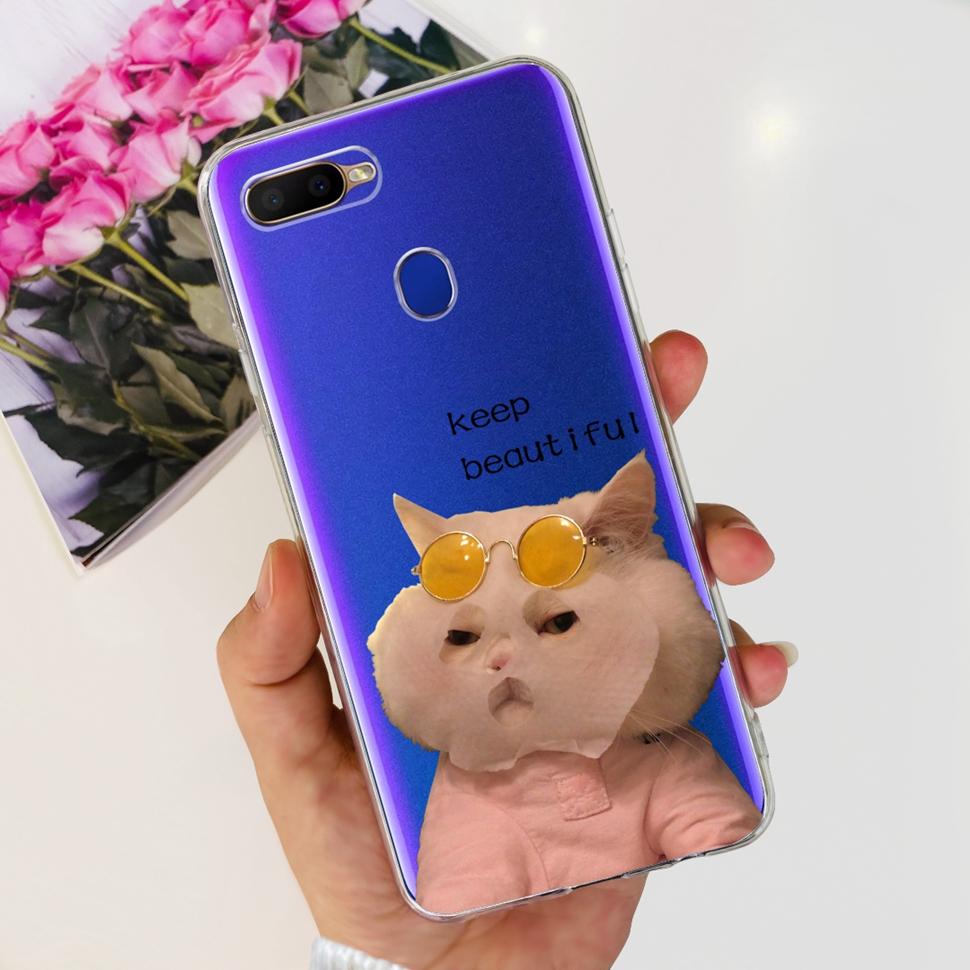 Silikon-Handyhülle für OPPO A5S Hülle AX5s CPH1909 Weiche TPU-Rückseite Für Oppo A7 AX7 CPH1901 CPH1903 Hüllen Capa Coque Fundas