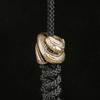 3Pcs Light Weight Snake Shape Lanyard Beads DIY Metal Paracord Beads Unique Parachute Cord Beads for Bracelets Pendants