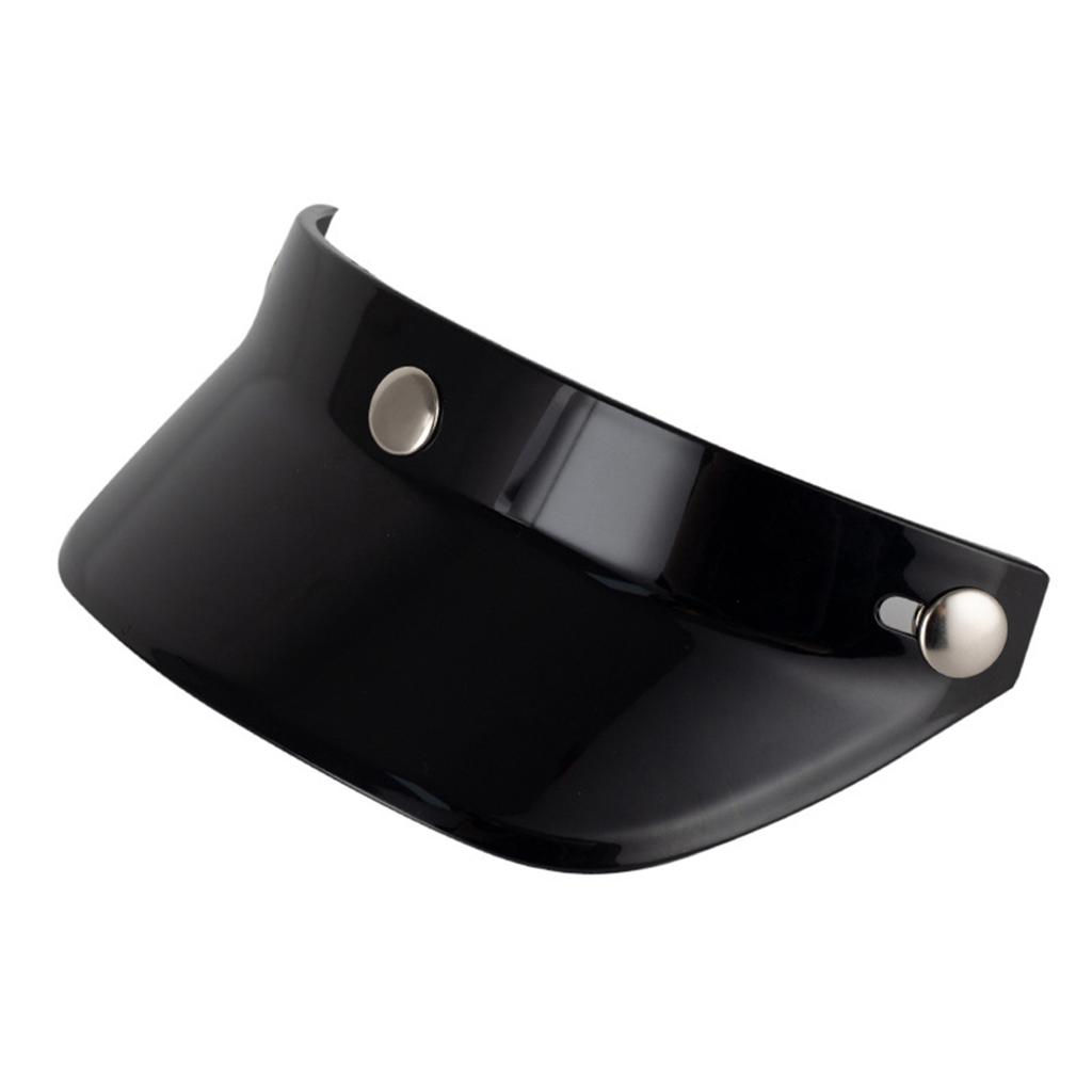 Motorcycle Helmet Sun Shade Protector 3 Snap-Button Retro Open Face Flip Up Down Shield Visor Modified Parts