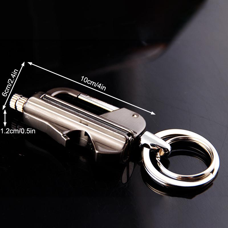 Permanent Match Infinity Lighter With Keychain, The Forever Lighter, Emergency Fire Starter Striker Set