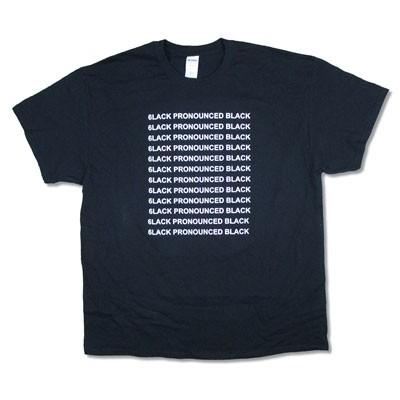 Men s 6lack Pronounced Tee T-shirt Medium Black L