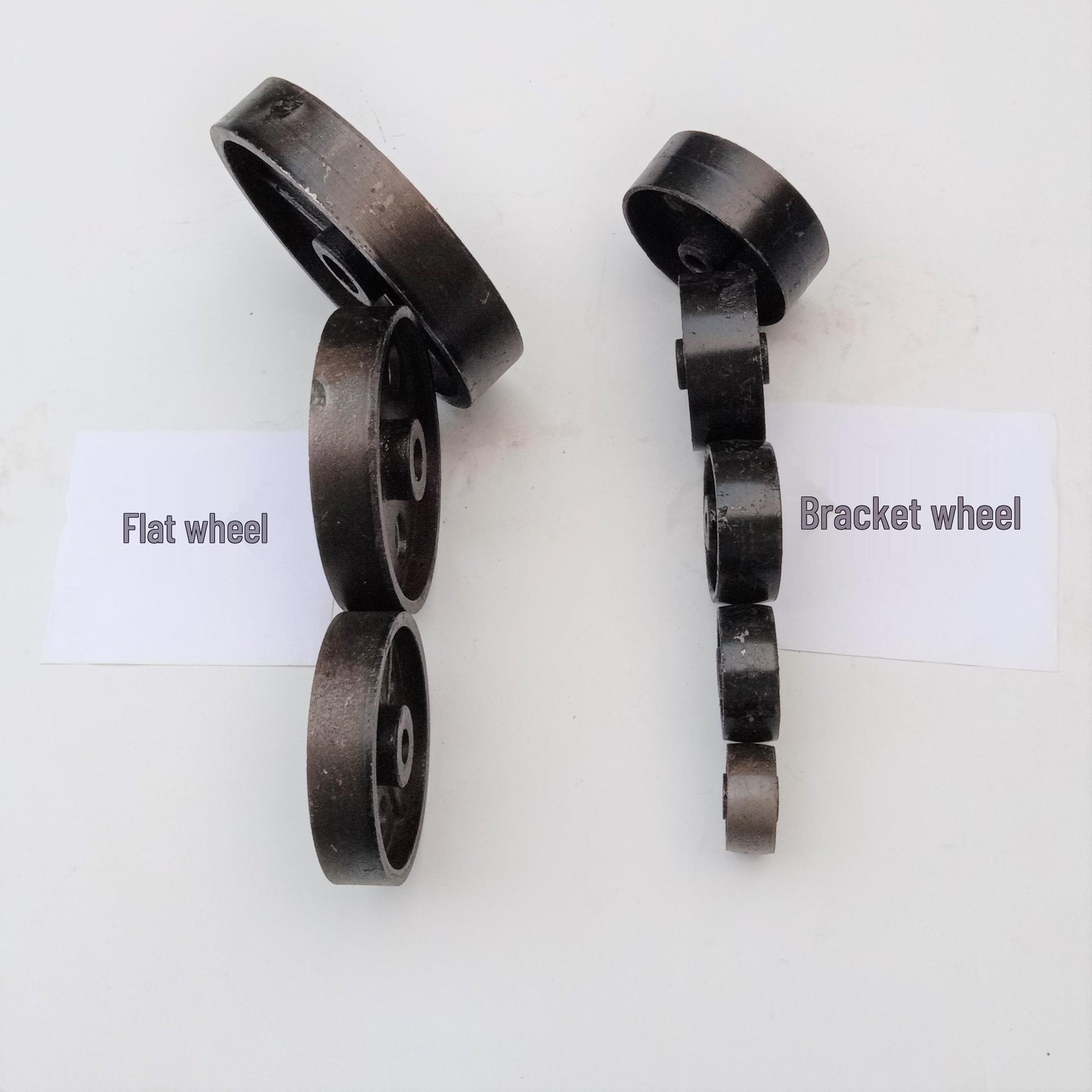 

Heavy-Duty All-Iron Universal Caster Wheel with Iron Core All-iron bracket wheel 1.5-inch 6 holes