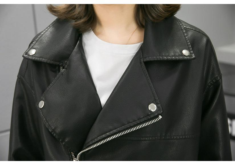 Women's Long-term, Large Stock PU Leather Jacket, Short Style, 2026 Haining Collection
