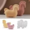 3D Pony Silicone Mold DIY Cute Horse Candle Plaster Ornaments Making Epoxy Resin Mould Craft Gifts Home Decoration Supplies