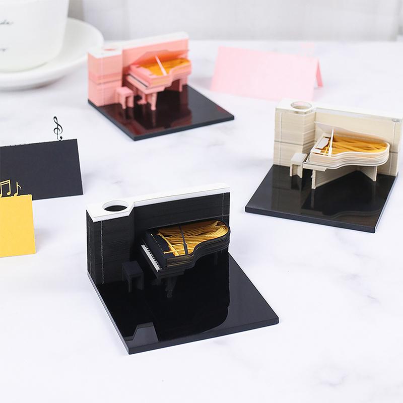 Time Piece Calendar 2026 Desk Calendar 3D Tear-Away Calendar Paper Carving Art Memo Pad Notepad Gift For Christmas Housewarming