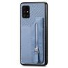 For Samsung Galaxy A51 5G SM-A516 Case Leather+PC+TPU Zipper Wallet Phone Shell