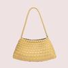 Borsa a tracolla coreana vera tessuta a mano da donna, nuova, versatile, portatile, a spalla, con lettere, borsa a mano, borsa da donna