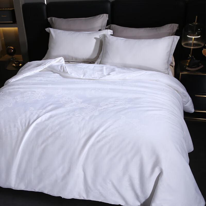 Youmengjiaju All-Season Mulberry Silk Quilt with Cotton Satin Cover