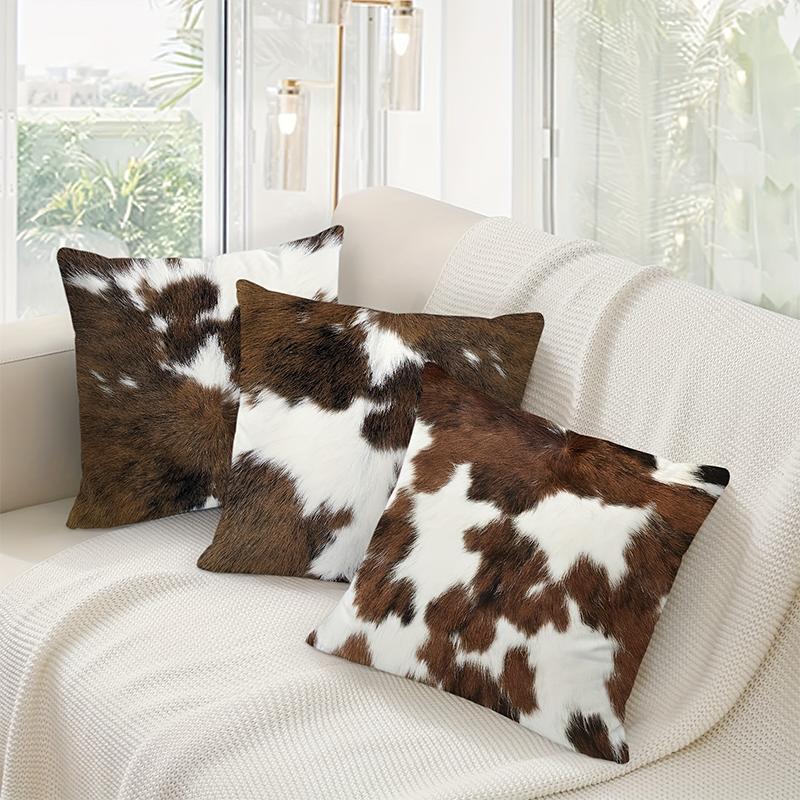 Cow Pattern Decorative Cushions For Cozy Home Polyester pillowcase, sofa decorative cushion cov Headboard Pillow