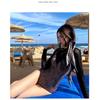 Swimsuit Women's Sexy Pure Desire Long-sleeved Blouse Covering Belly One-piece Set Of Hot Vacation