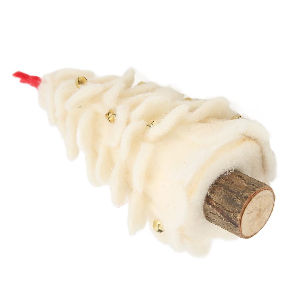 2023 New Christmas Decoration Wool Felt Christmas Tree Ornament Home New Year Party Ornament White