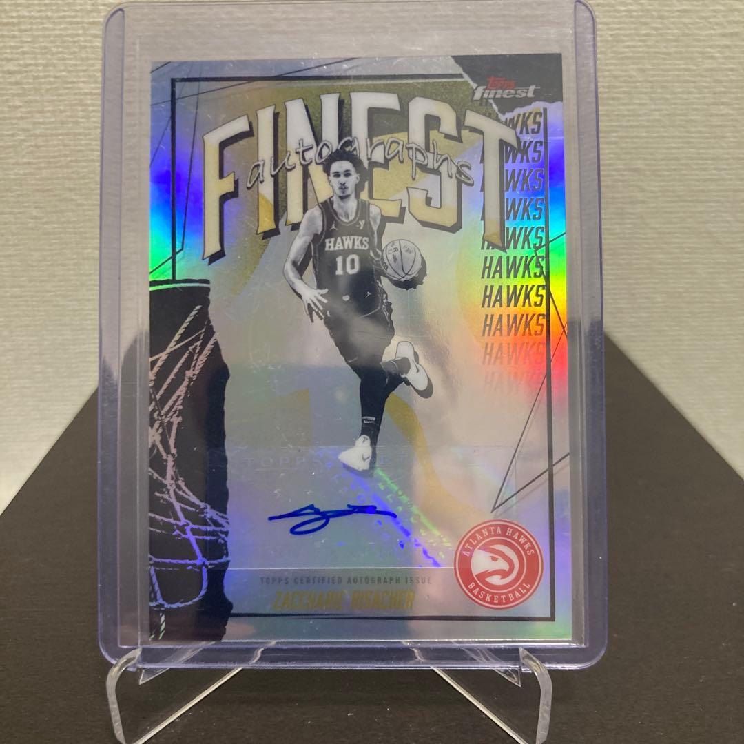 Used TOPPS FINEST ZACCHARIE RISACHER autograph