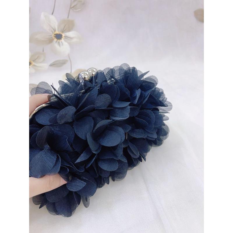 New Petal Dinner Bag Handbag Fairy Underarm Bag Wedding Bag Banquet Gala Dress Bag Ball Bag