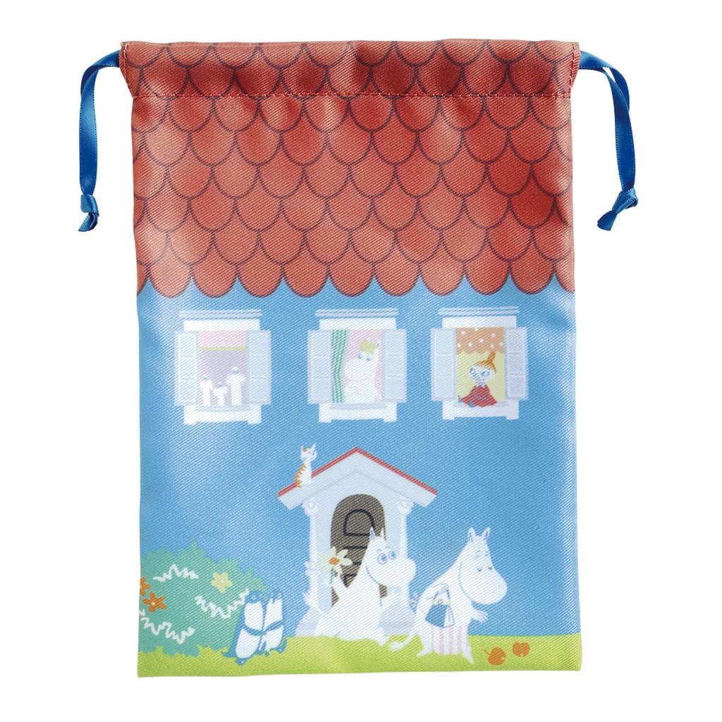 Gakken Staful Moomin Drawstring Bag Moomin House H13063