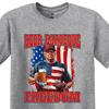 Trump 4th of July T-Shirt, Beer Barbecue Freedom, Republican Patriotic Shirt