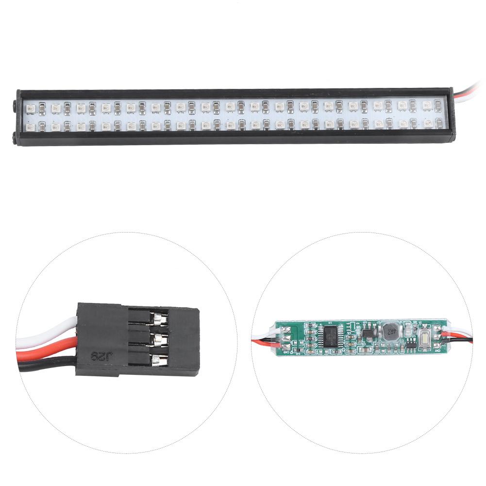 

34LED Colorful RC Roof Light High Brightness Light 100mm Length Fit for traxxas RC Car