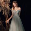 Shoulder Dress Female Banquet Celebrity Temperament 1011 New Summer Bridesmaid Dress Skinny Host Party Dress