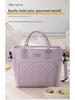Beilian Large Capacity Insulated Lunch Bag - Portable One-Shoulder Office Picnic Cooler