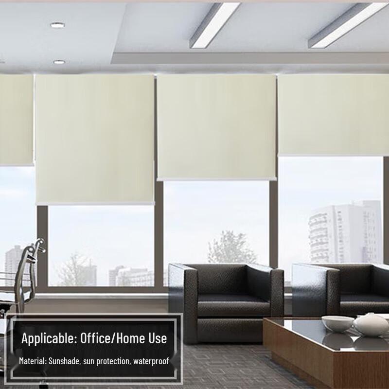 Desert Spring No-Drill Blackout Roller Blind