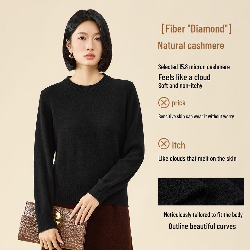 Northern Deer E* Series Women's Back Zip 100% Fine Cashmere Knitwear 15.8 Micron 251415