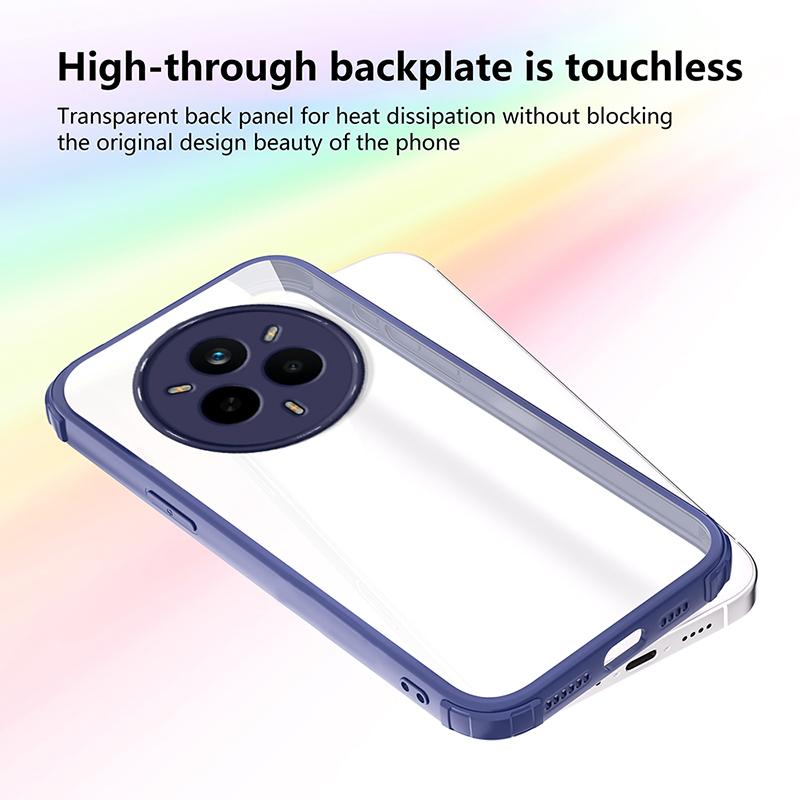 For Realme 14T Simple Transparent Silicone Soft Bumper Case For Realme 13 Pro Plus Shockproof Clear Cover For Realme 14 Pro Plus