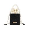 Summer Small Bag 2025 New Internet Celebrity Foreign Style Bucket Bag Casual Simple Messenger Bag Pearl Portable Women's Bag