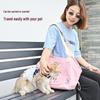 One-Shoulder Lightweight Canvas Crossbody Bag for Small Dog Outings