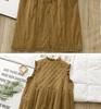 Women's Retro Forest-Style Sleeveless Corduroy Maxi Dress