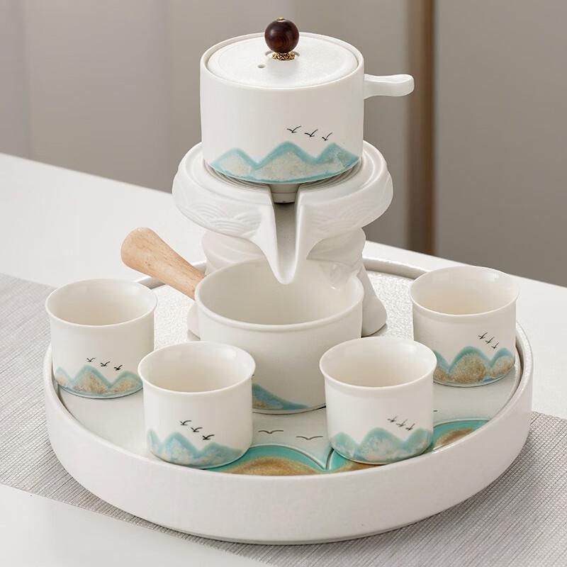 Linor Coarse Pottery Automatic Tea Set