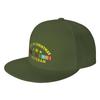 Fashion Christmas Veteran Cap Flat Brim Sun Hat  Street Outings Caps