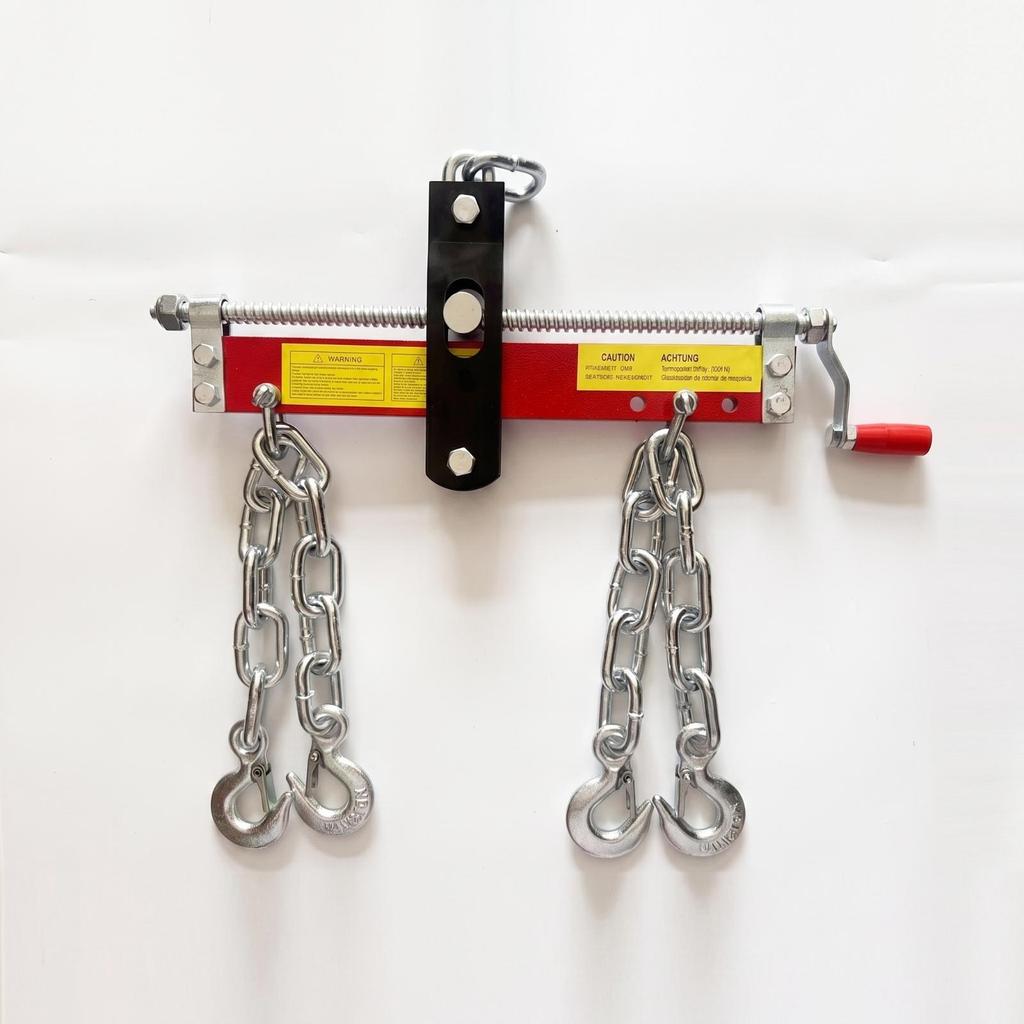 Engine Balancing Bar Adjustable Leveler with Chains Heavy Duty for Diyers