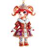 Shining Goat Hanging Ornament Acrylic Animal Hanging Decoration Christmas Tree Ornament  Bag Charms
