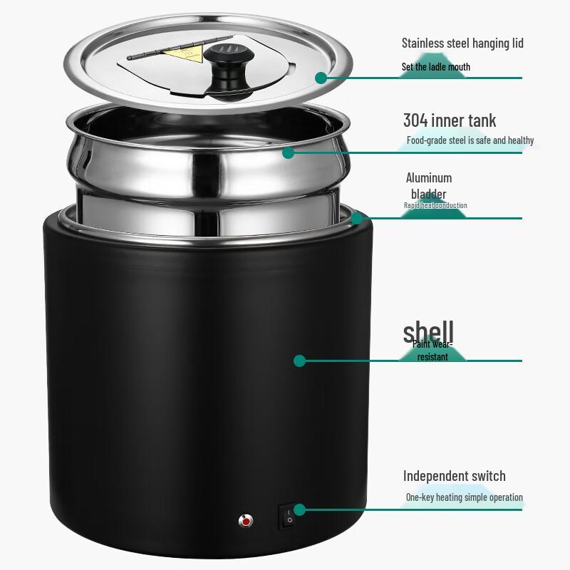 10L Commercial Dry Electronic Soup Warmer