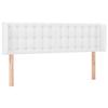 VidaXL Tête de Lit à LED Meuble de Chambre à Coucher Accessoire de Lit Double Tête de Cadre de Lit Intérieur Blanc 3123327