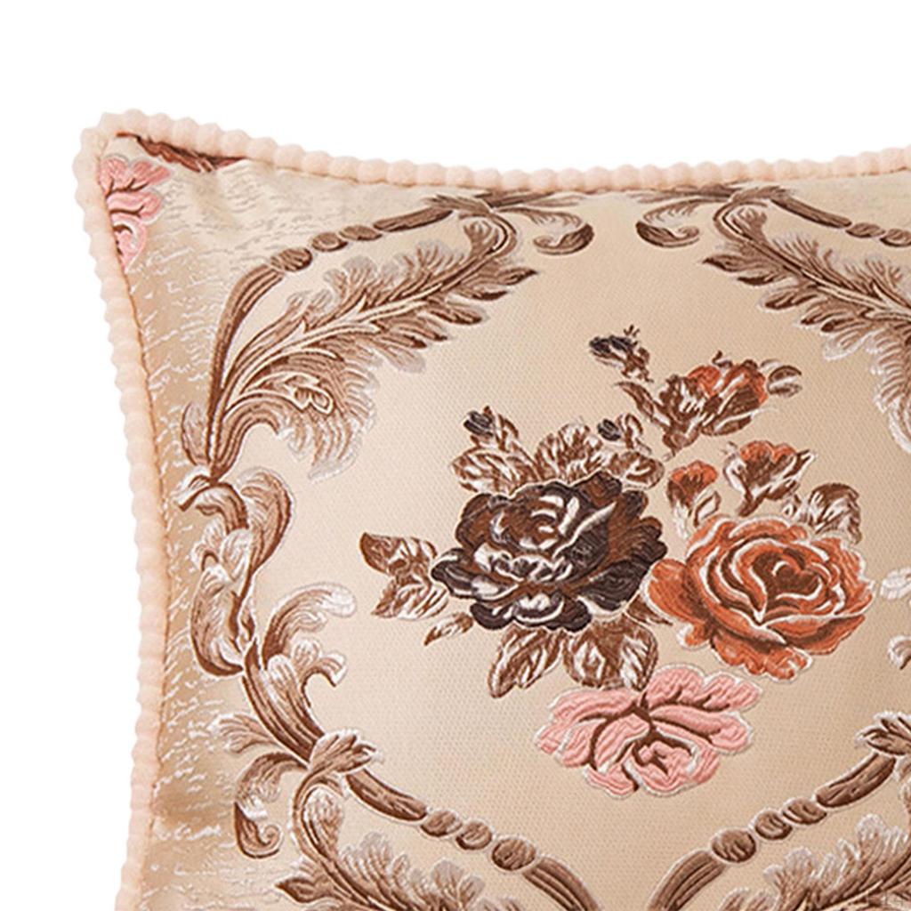 18.90x18.90 Inch Elegant Luxury European Pillowcase Square Cushion Cover for Sofa Living Room