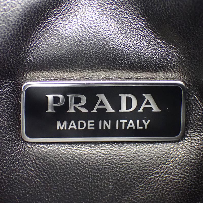 PRADA  1BA359 Handbag black leather Women