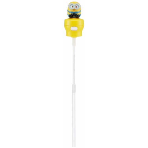 Skater Minions Push-Type Straw Hopper Cap with Mascot, 350ml/500ml Capacity, PSHC6-A