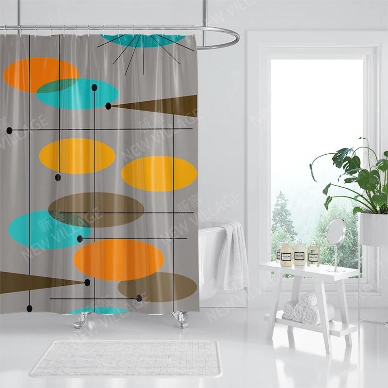 Waterproof Fabric Shower Curtains Bathroom Curtain Accessories Bath Curtain for Shower 180x200 240*200 Boho Decoration Abstract