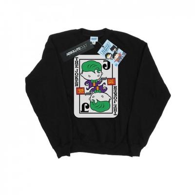 Mens Chibi Joker Playing Card Sweatshirt