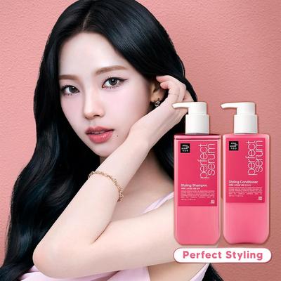 Mise-en-scene Perfect Styling Serum Šampūnas 680ml + Kondicionierius 680ml