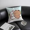 Cartoon Role Bubu Dudu Couple Pillow Case Anti-dustmite Pillowcase Invisible Zipper Silky Short Plush Sofa Cushion Cover
