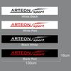 HAT1 Car Exterior Front Window Sticker Windshield Sport Decals for Volkswagen VW Arteon Logo Vinyl Film Waterproof Decor Accessories