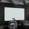 Day and Night - Day and Night Kitchen Splash Protection White Tempered Glass 70x40 Cm
